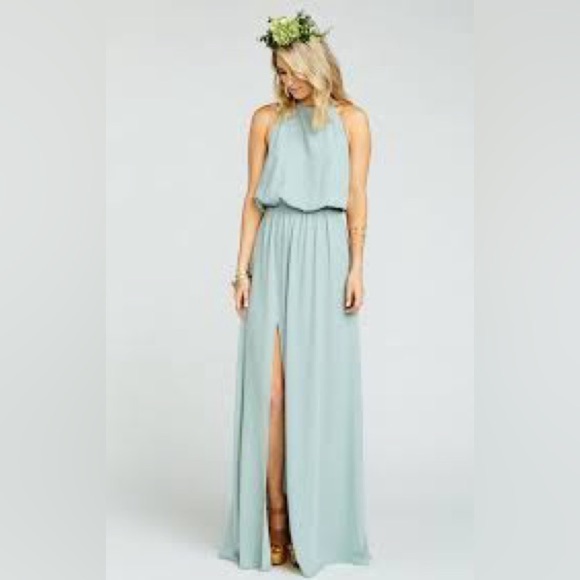 Like New Show Me Your Mumu Heather Halter Maxi Dress Size Extra Small - Picture 3 of 11